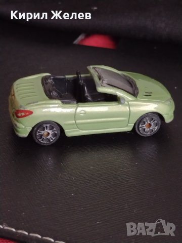 Метална количка PEUGEOT 206 кабриолет интересен модел за КОЛЕКЦИЯ ДЕКОРАЦИЯ 37576