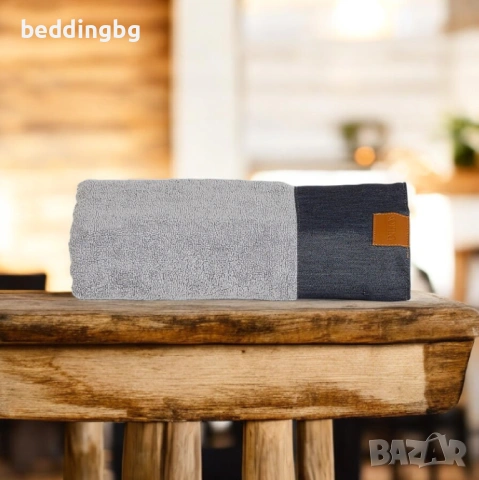 Луксозна памучна кърпа DENIM GREY (50х80 см) – 550 г/м2