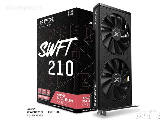 XFX Speedster SWFT 210 AMD Radeon RX 6600 Core Gaming, снимка 7 - Видеокарти - 54158831
