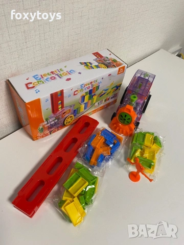 Самоподреждащо се домино - влак, влакче с музика, снимка 8 - Влакчета, самолети, хеликоптери - 53123789