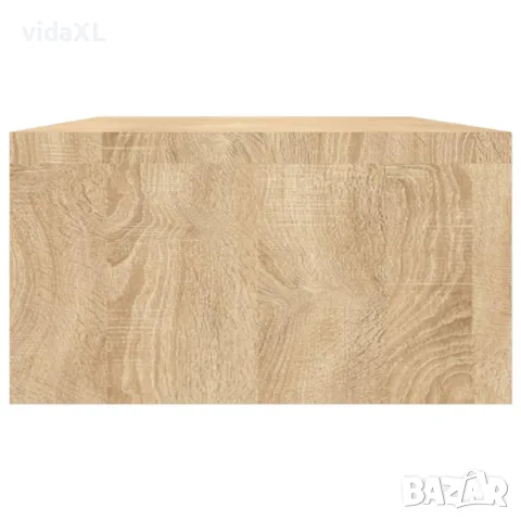 vidaXL Стойка за монитор, дъб сонома, 100x24x13 см, инженерно дърво, снимка 5 - Стойки, 3D очила, аксесоари - 56147734