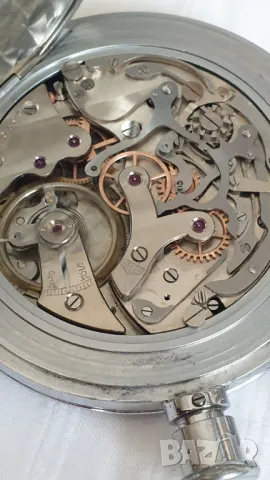 МНОГО РЯДЪК ХРОНОМЕТЪР HEUER & CO - RATTRAPANTE CAL 57, снимка 12 - Антикварни и старинни предмети - 47981414