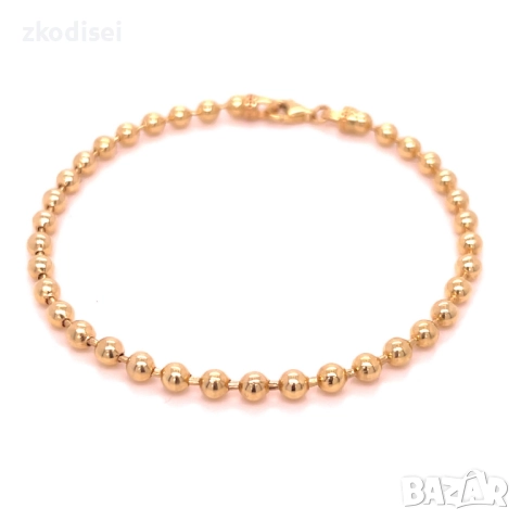 Златна дамска гривна 5,43гр. 20,0см. 14кр. проба:585 модел:34532-5, снимка 2 - Гривни - 52008477