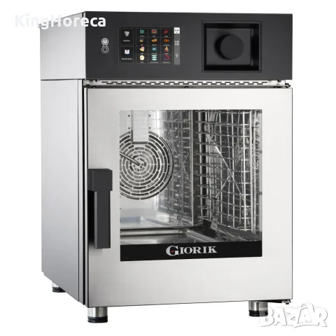 Професионален газов конвектомат с пара 6×1/1 GN – 5.5 kW