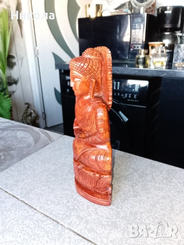 Фън шуй хотей-13см и Буда в сакрална поза-27см, снимка 7 - Статуетки - 44739978