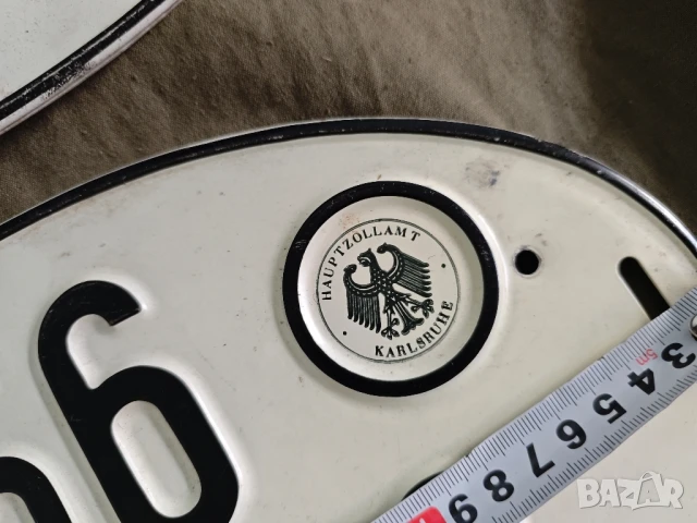 стар Германски регистрационен номер, снимка 5 - Други ценни предмети - 51313565