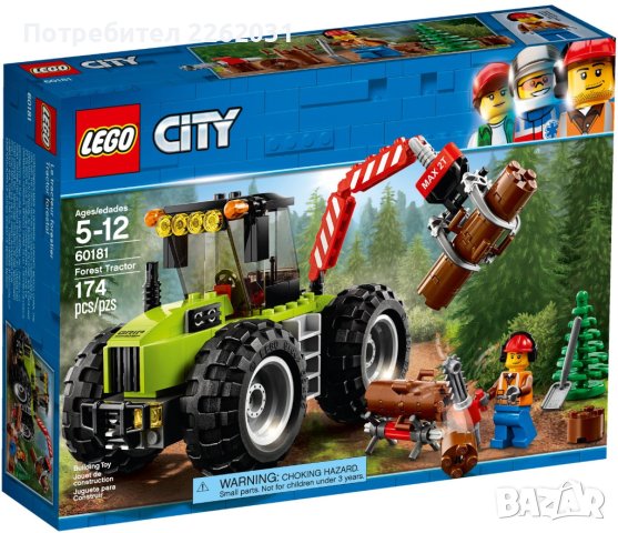 60181 Forest Tractor Лего 60181
