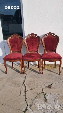 Столове Рококо орех-3 бр.
