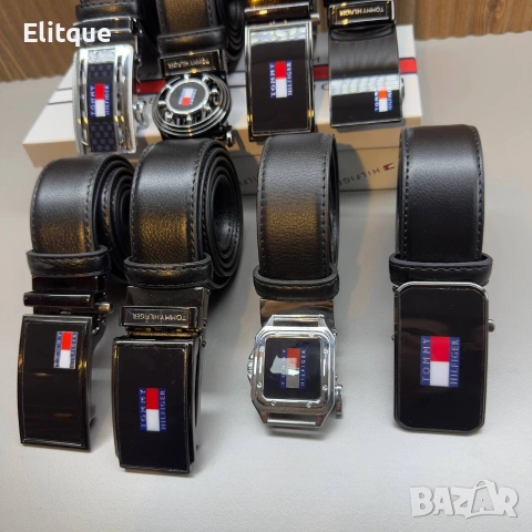 колани от естествена кожа в кутия Tommy Hilfiger 