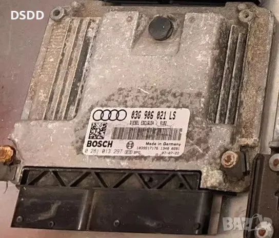 Компютър двигател / ECU 03G906021LS 0281013297 EDC16U34 за Audi A3 1.9 TDI 105 к.с.