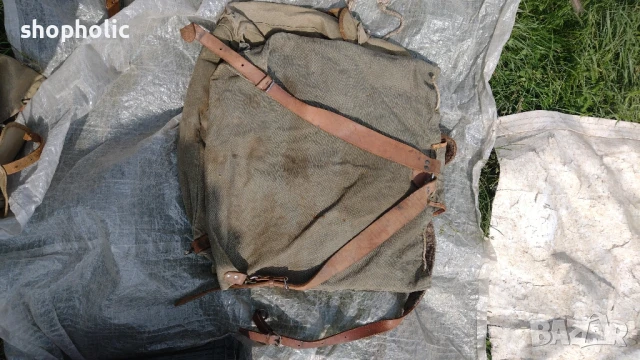 Брезентова раница, снимка 5 - Раници - 16635582