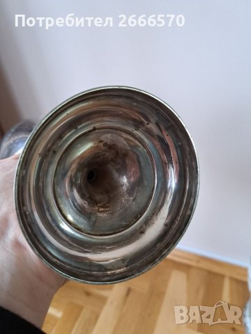 Английска сребърна чаша  сребърен бокал, снимка 8 - Антикварни и старинни предмети - 39969142