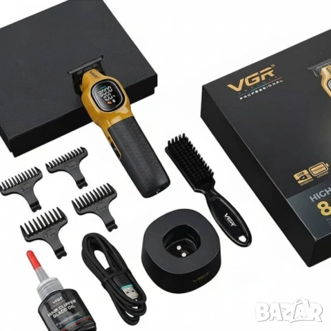 Професионална машинка за подстригване VGR V-886C GOLD / GREEN, снимка 3 - Машинки за подстригване - 54142127