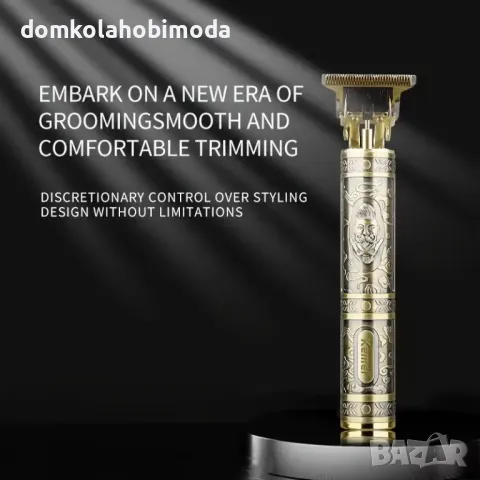 Професионален Професионален тример Kemei, USB-презареждаща батерия, С барбар,, снимка 2 - Електрически самобръсначки - 48062298