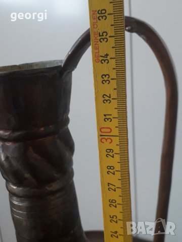 Ретро медна кана ваза амфора  13/3, снимка 7 - Декорация за дома - 34384670