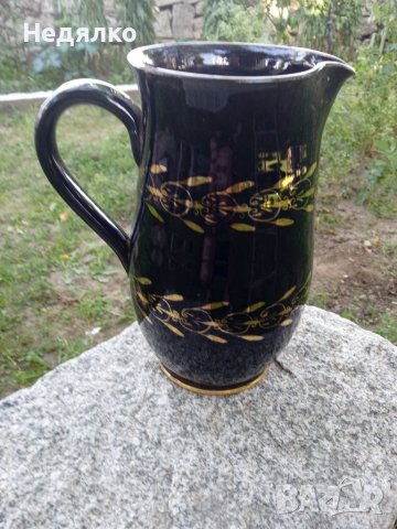 Стара красива кана,керамика,кобалт, снимка 13 - Антикварни и старинни предмети - 37192750