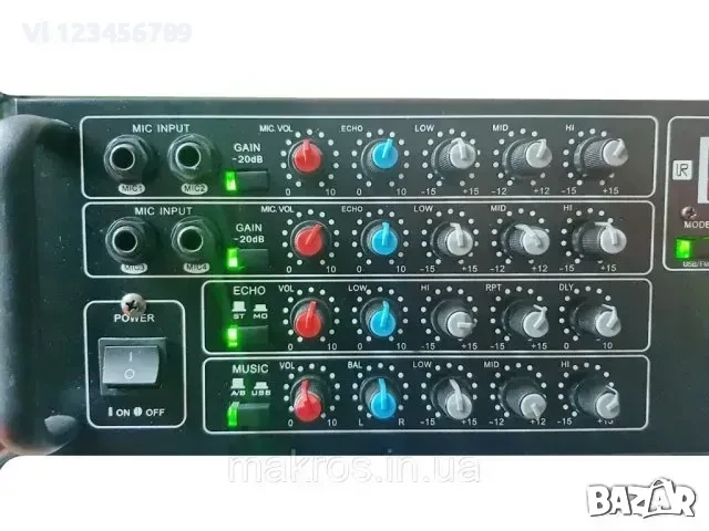 Домашен усилвател, Караоке, модел: AV-620BT, снимка 2 - Ресийвъри, усилватели, смесителни пултове - 52126755