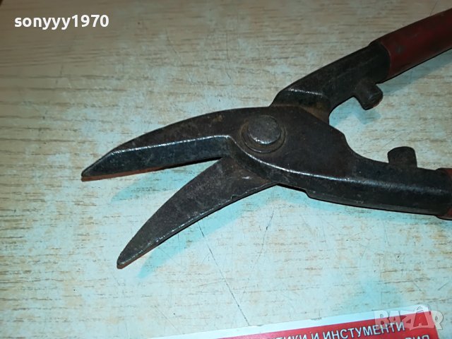 НОЖИЦА ЛАМАРИНА ЧЕРВЕНИ ДРЪЖКИ 2505221307, снимка 8 - Други инструменти - 36870484