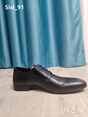 Официални мъжки обувки от естествена кожа, снимка 2 - Официални обувки - 49677794