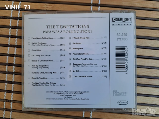 The Temptations – Papa Was A Rolling Stone, снимка 3 - CD дискове - 50894911