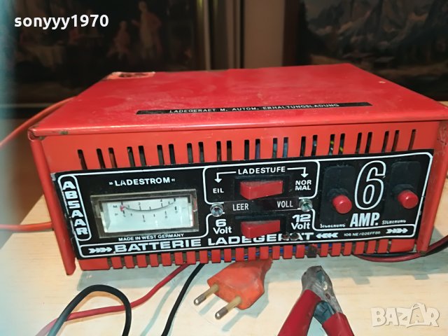 ABSАAR=charger 12/6v made in west germany-6 ампера, снимка 13 - Аксесоари и консумативи - 29946935