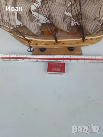Макет на дървен кораб, снимка 7 - Други ценни предмети - 35242880