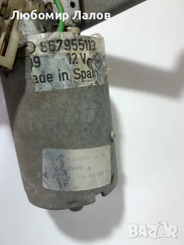 Моторче лостов механизъм чистачки Vw Polo I Фолксваген Поло 1 667955113, снимка 2 - Части - 49888526