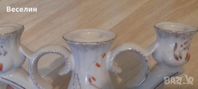 Порцеланов свещик CHODZIEZ POLAND Намаление , снимка 8 - Колекции - 51100626