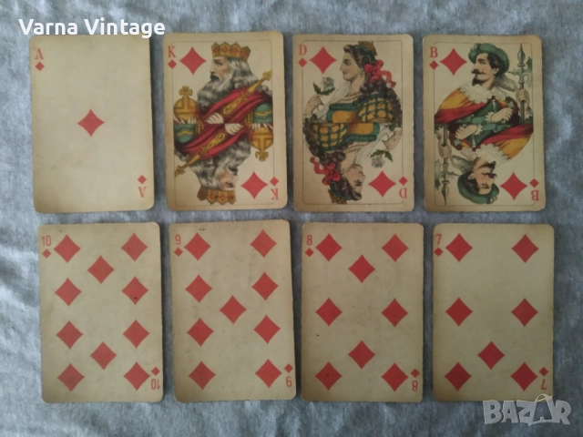 Редки антични карти на Германия от 1879-1918 г. , снимка 6 - Карти за игра - 51964712