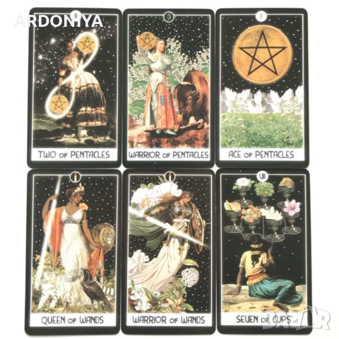 The Intuitive Night Goddess Tarot - карти Таро, снимка 8 - Езотерика - 54161357