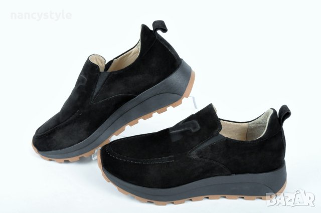 НОВО! Велурени дамски спортни обувки/ маратонки - Два цвята, снимка 2 - Дамски ежедневни обувки - 42874276