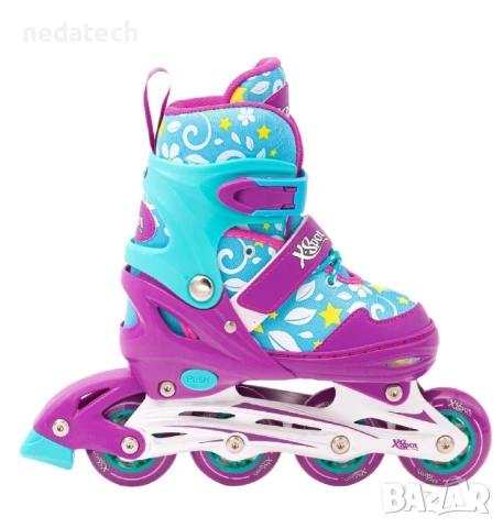 Детски ролери, Син - Розов, 34-37 номер., снимка 3 - Други спортове - 50946474