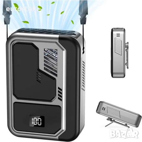 Мини вентилатор Kukiwhy, USB акумулаторен, 3 скорости, снимка 3 - Вентилатори - 52296966