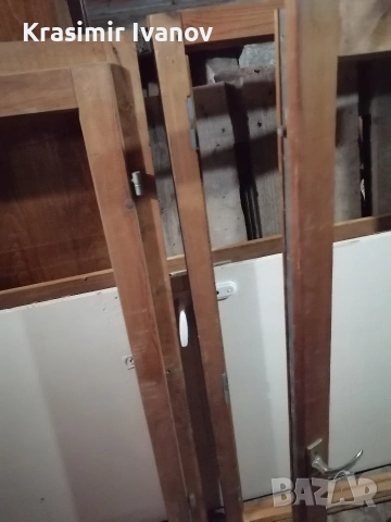 2 бр прозореца дървена дограма, снимка 3 - Дограми - 53941410