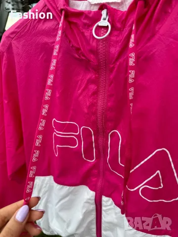 Оригинално яке Fila розово, снимка 5 - Якета - 50286318