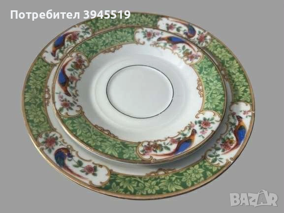 Троен сет порцелан, снимка 6 - Антикварни и старинни предмети - 53236071