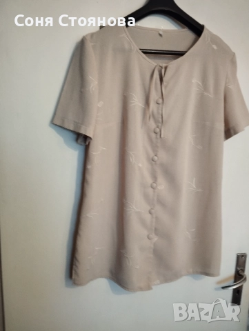 Блузи 52 размер -коприна , снимка 3 - Тениски - 51553728