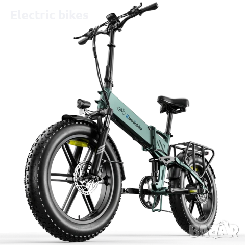 Сгъваем електрически велосипед Eletronbike OD20 – 500W, 48V, до 100 км пробег, снимка 6 - Велосипеди - 54136499