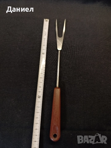 Соц голяма вилица, снимка 4 - Антикварни и старинни предмети - 52346429