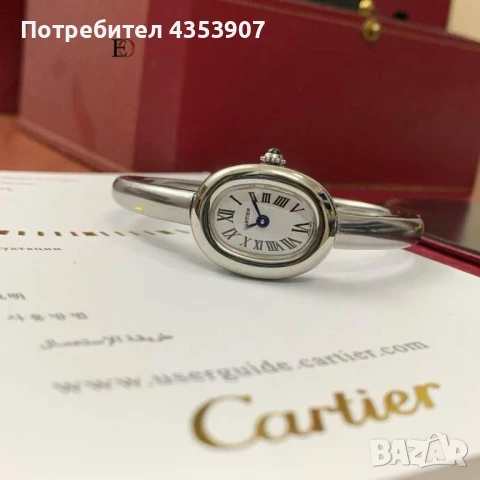 Cartier часовник, снимка 2 - Дамски - 51025520