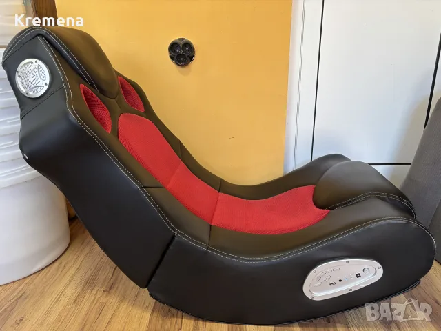 Геймърски стол-тип люлка с музика, снимка 2 - Геймърски - 56345360