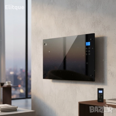 Електрически конвектор Heltes 2000W – Стилен и ефективен отоплителен уред с LCD дисплей, снимка 2 - Друга електроника - 52853466