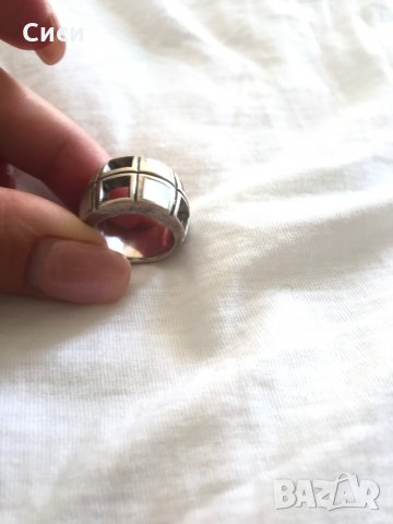 Сребърен пръстен , снимка 3 - Пръстени - 30201867