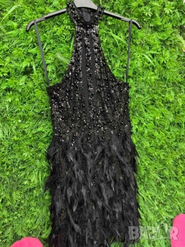 рокля с пера и перли , снимка 5 - Рокли - 51629067