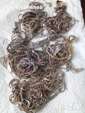 100 грама сребърни накити за поправка за реставрация за части или за материал 42002, снимка 5 - Колиета, медальони, синджири - 54212493