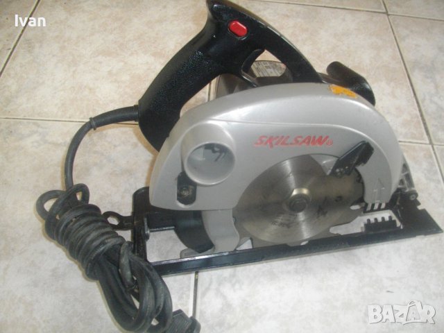 Made in USA-Skil 1854V3-Ръчен Циркуляр-1100 Вата-ф165мм-60мм Реже-Като Нов/Скил-ОТЛИЧЕН, снимка 8 - Други инструменти - 36641505