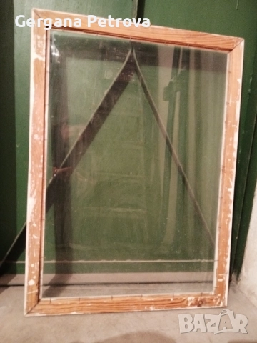 Голяма дървена рамка за картина със стъкло 78/58 см, снимка 3 - Декорация за дома - 52152181