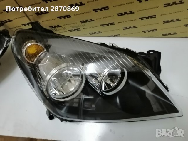 Опел Астра Н Фарове Opel Astra H фар нови черни, снимка 4 - Части - 34448383