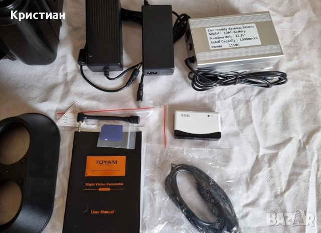 Професионална камера за нощно виждане Toyani TA-JY500 – 500м обхват, HD запис | НОВА, снимка 4 - Комплекти за видеонаблюдение - 52947624