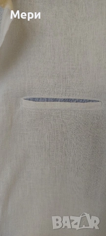 Мъжка ленена риза, снимка 11 - Ризи - 53887959